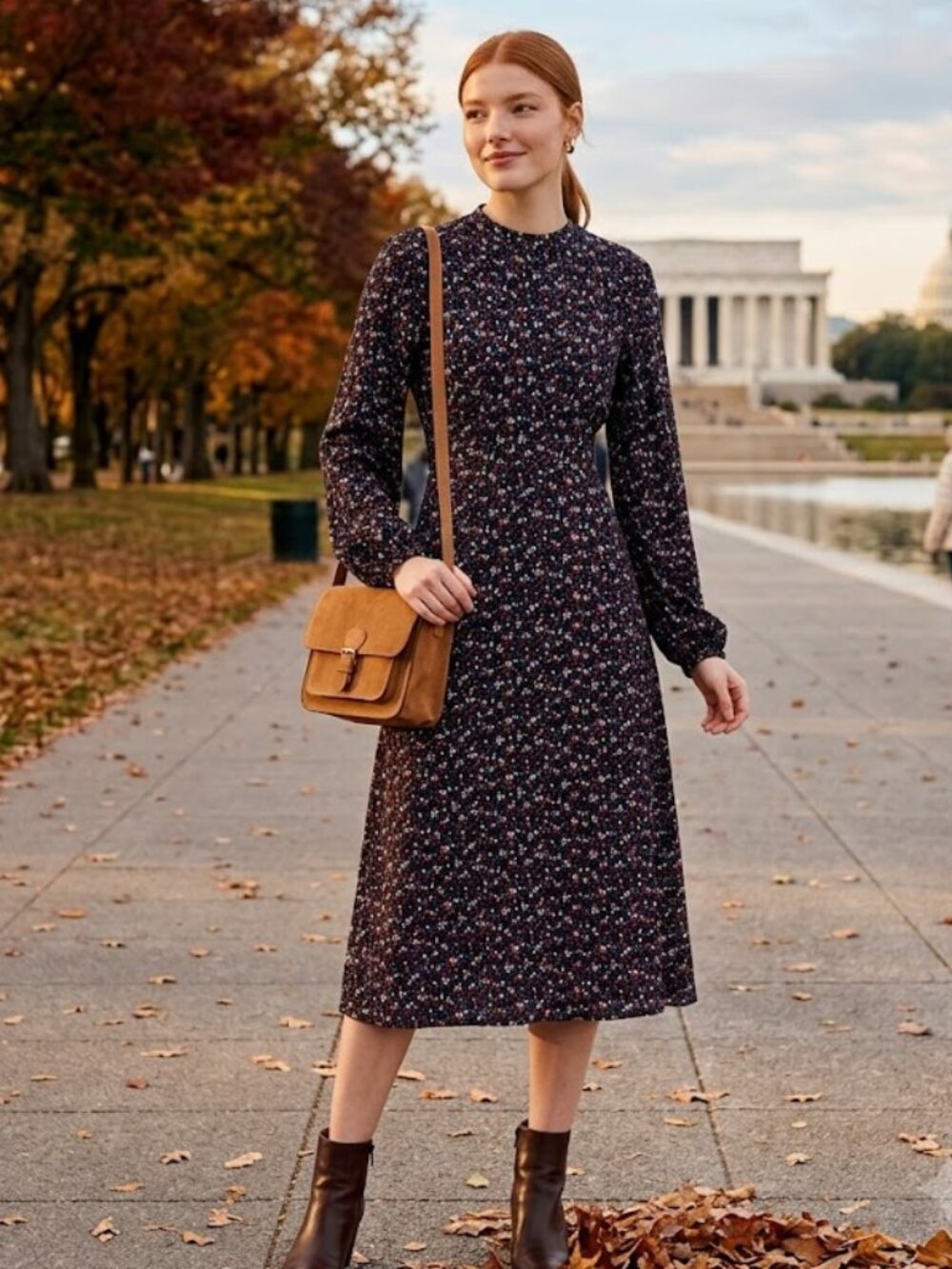 FARM Rio Liberty Flowers Midi Dress Ptp 15-18.5